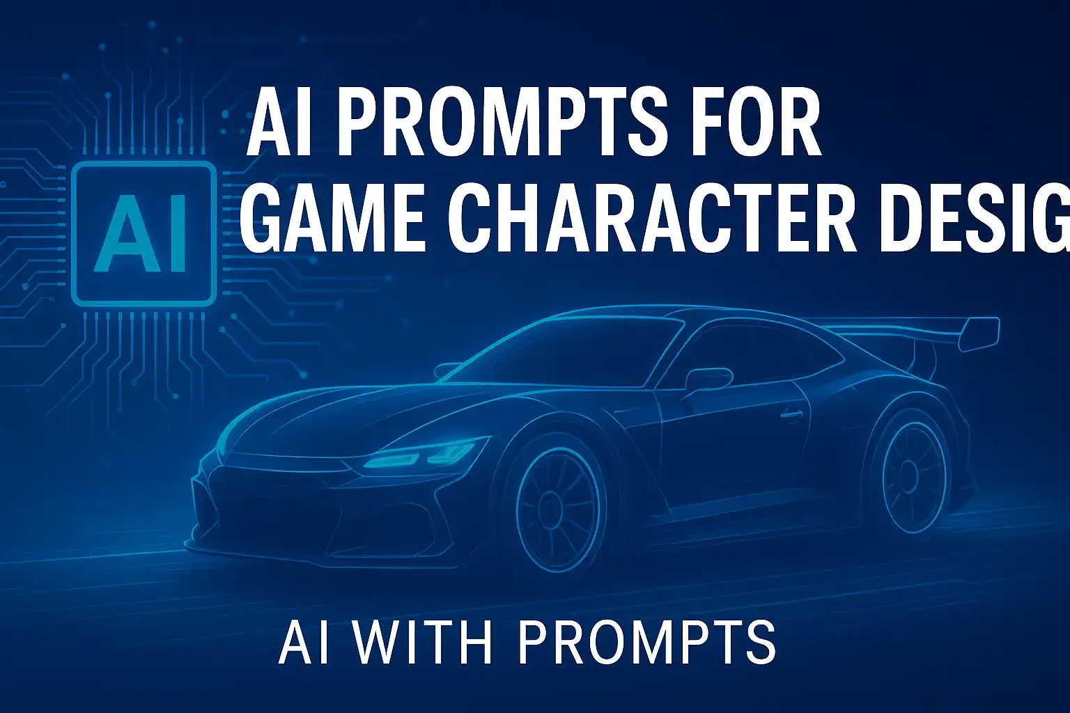 Unique AI prompts for game character design for 2025
