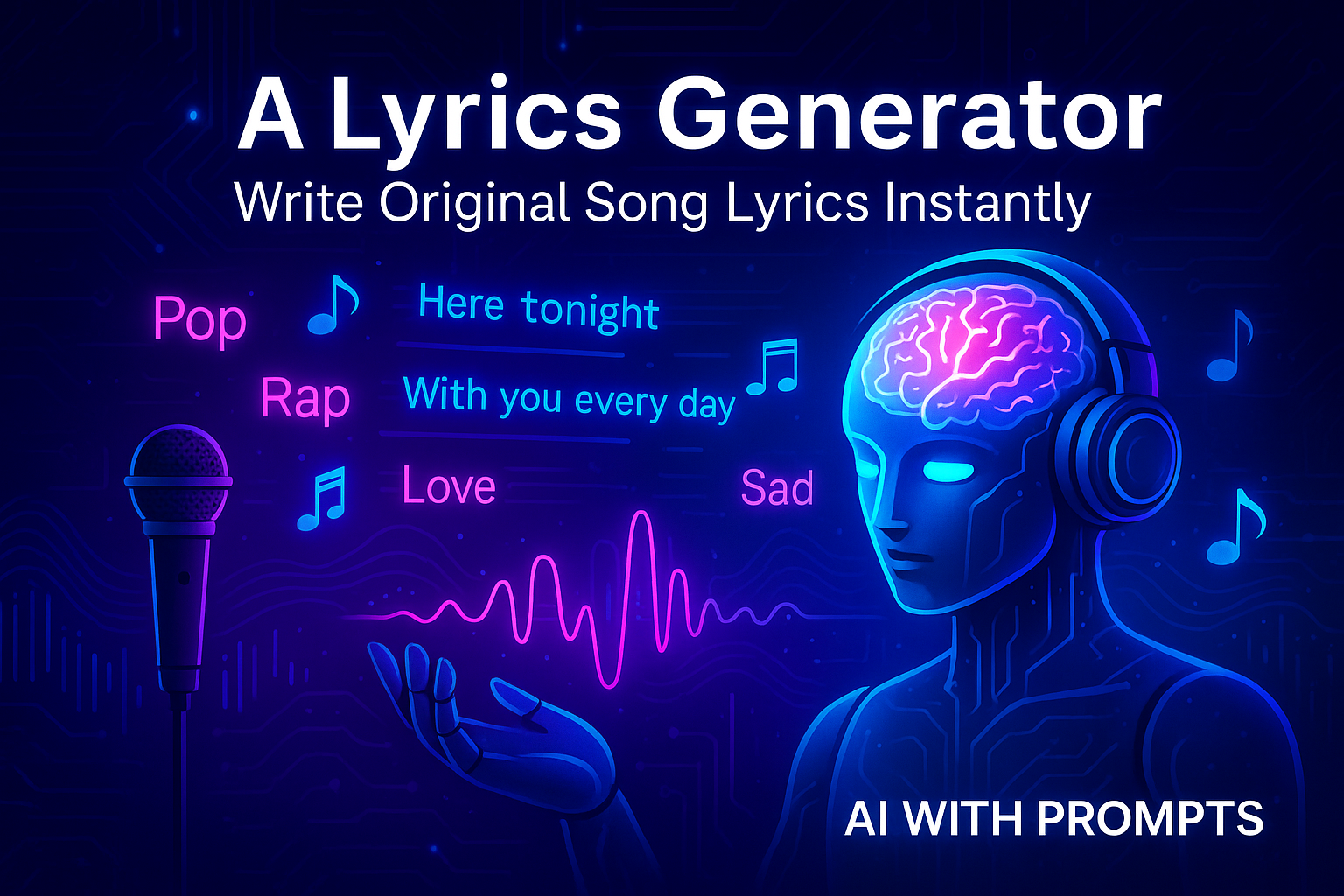 AI Lyrics Generator: Create Original Lyrics with the Power of Artificial Intelligence